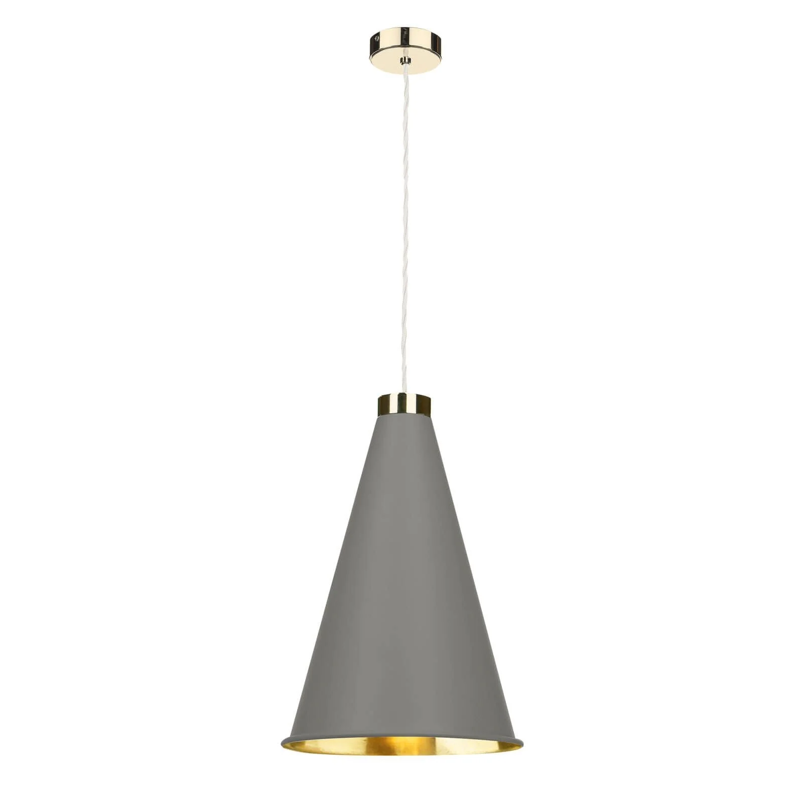 Hyde 1 Light Small/Large Pendant Complete with Bespoke Metal Shade - Image 3