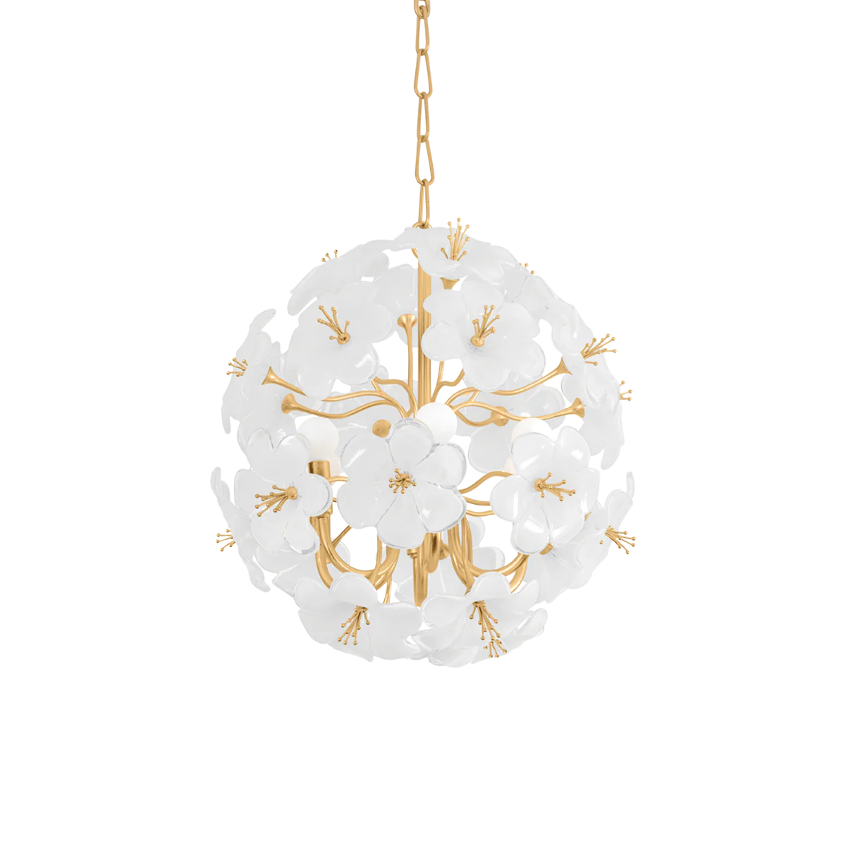Hygea 6/8Lt Chandelier - Gold Leaf - Image 2