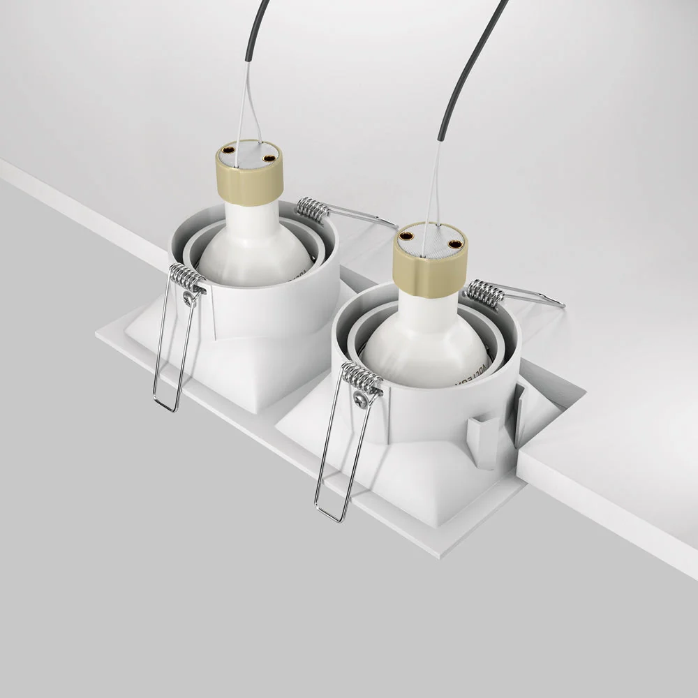 Hythe Downlight Dot GU10 2x10W- Black/White - Image 6