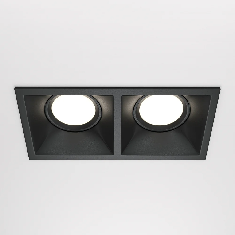 Hythe Downlight Dot GU10 2x10W- Black/White - Image 8