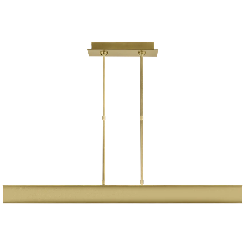 I-Beam 47"/72" Linear Suspension Light- Black/ Brass Finishes - Image 2