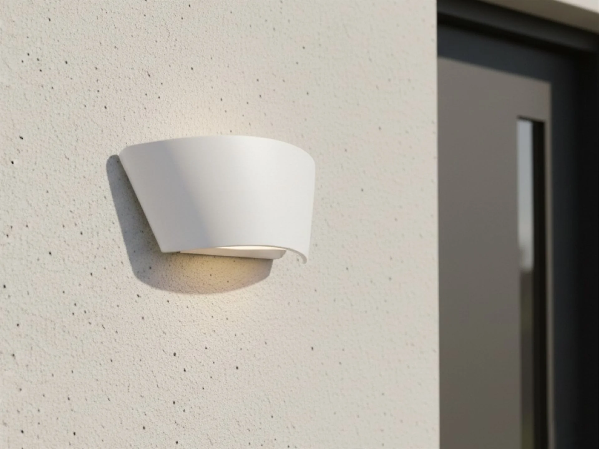 Ibiza LED Resin Wall Light- Black/ White Finish - Image 5