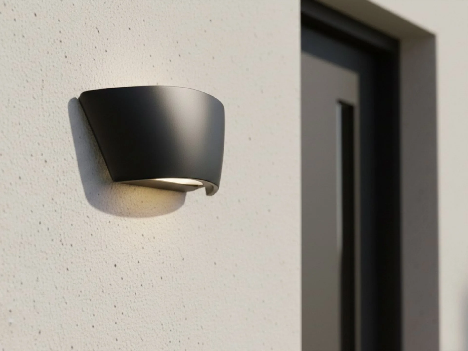 Ibiza LED Resin Wall Light- Black/ White Finish - Image 8