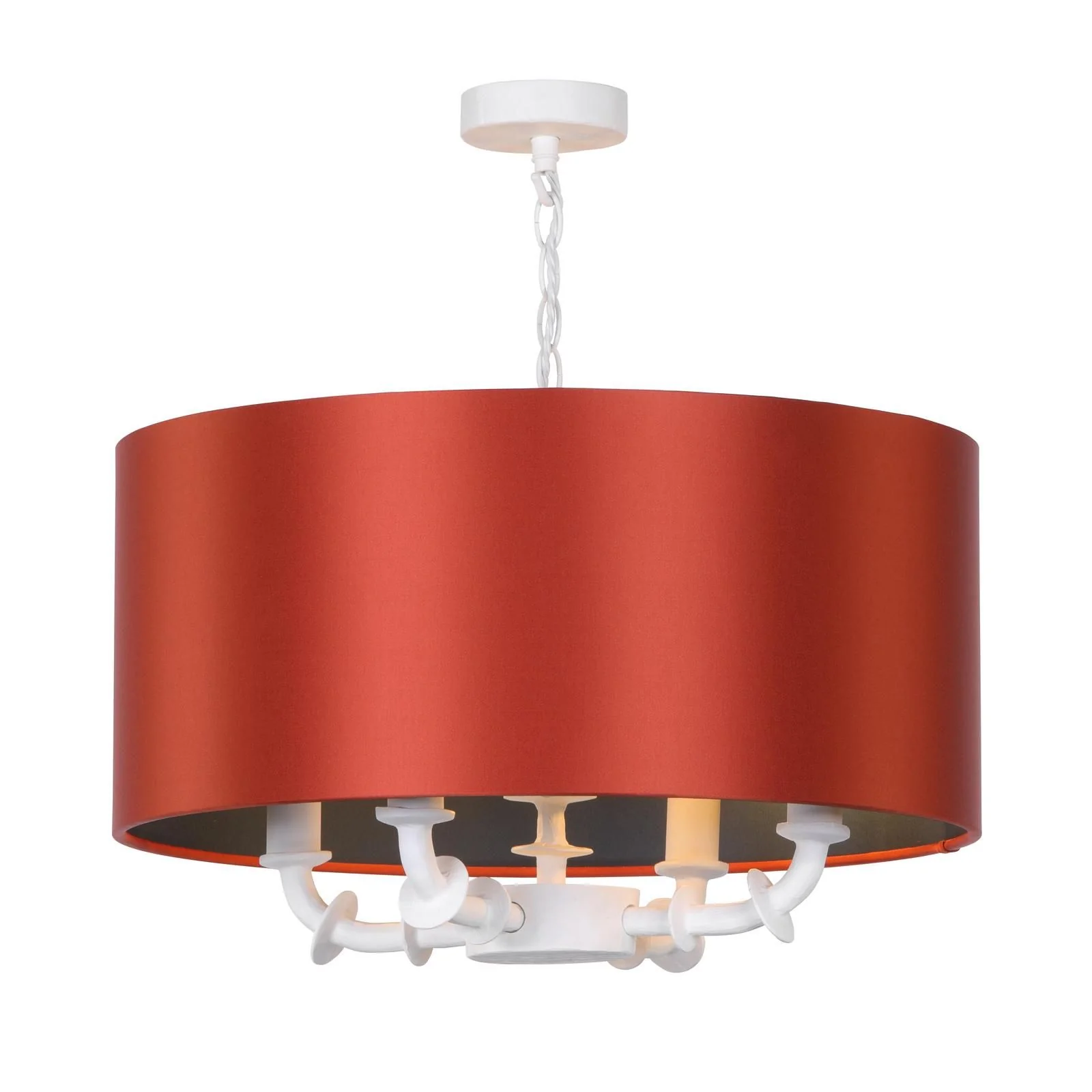 Icarus 3/4 Lt Ceiling Light-  White With Bespoke Shade - Image 7