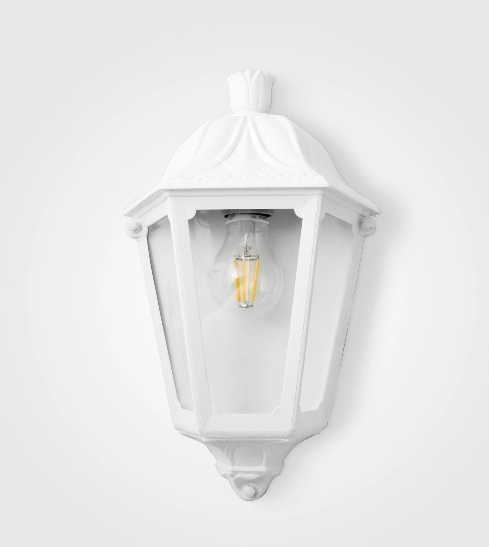 Iesse Outdoor Flush Wall Light IP55 - Black/White - Image 2