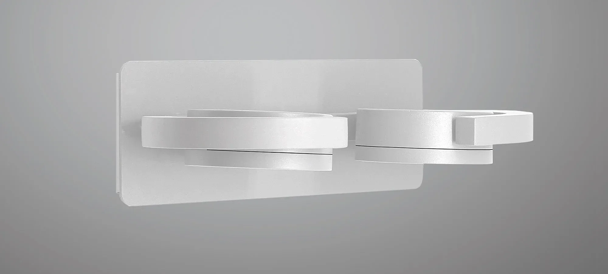 Iguazu 1/2Lt Wall Lamp- Anthracite/ White Finishes - Image 14