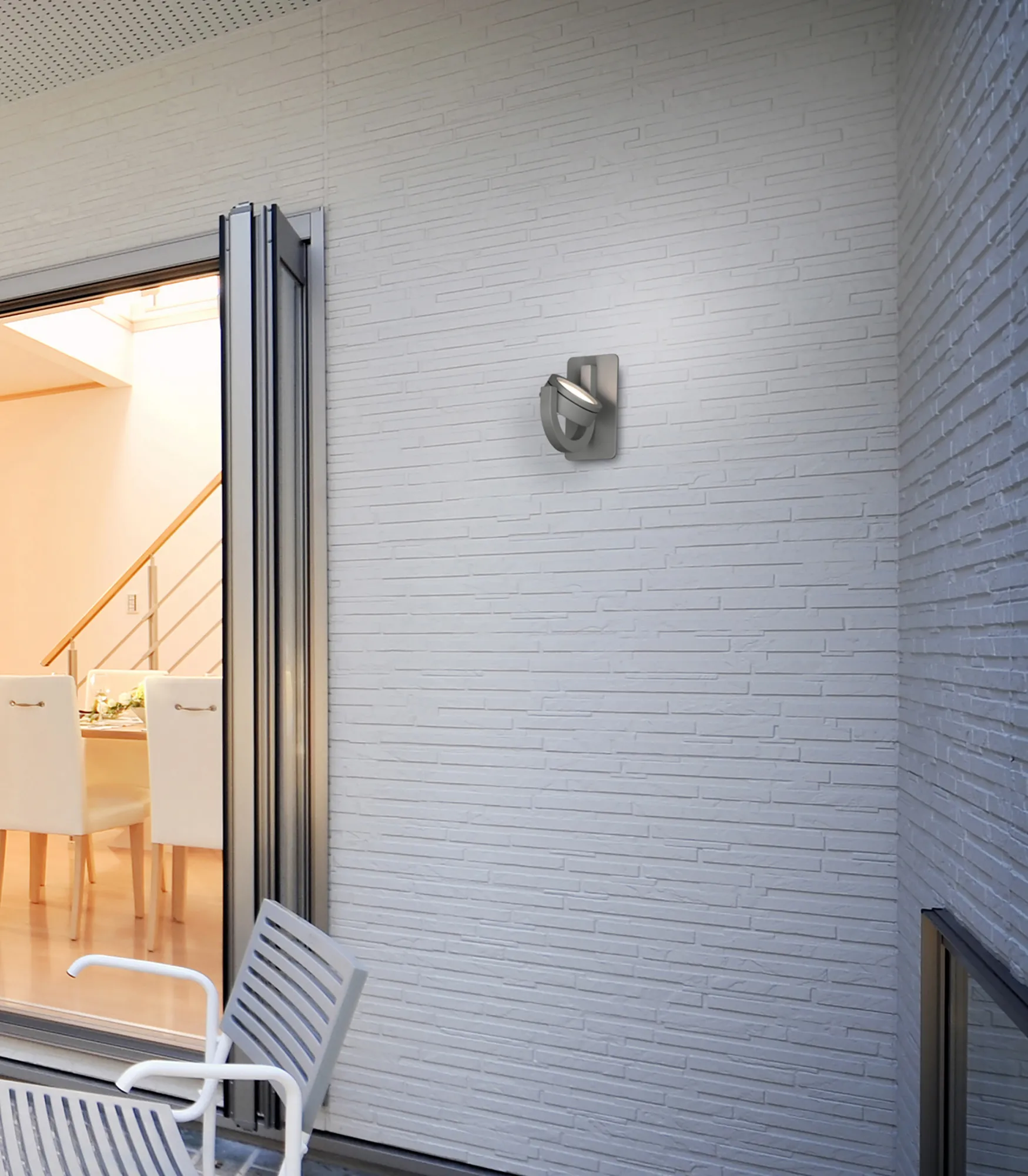 Iguazu 1/2Lt Wall Lamp- Anthracite/ White Finishes - Image 20