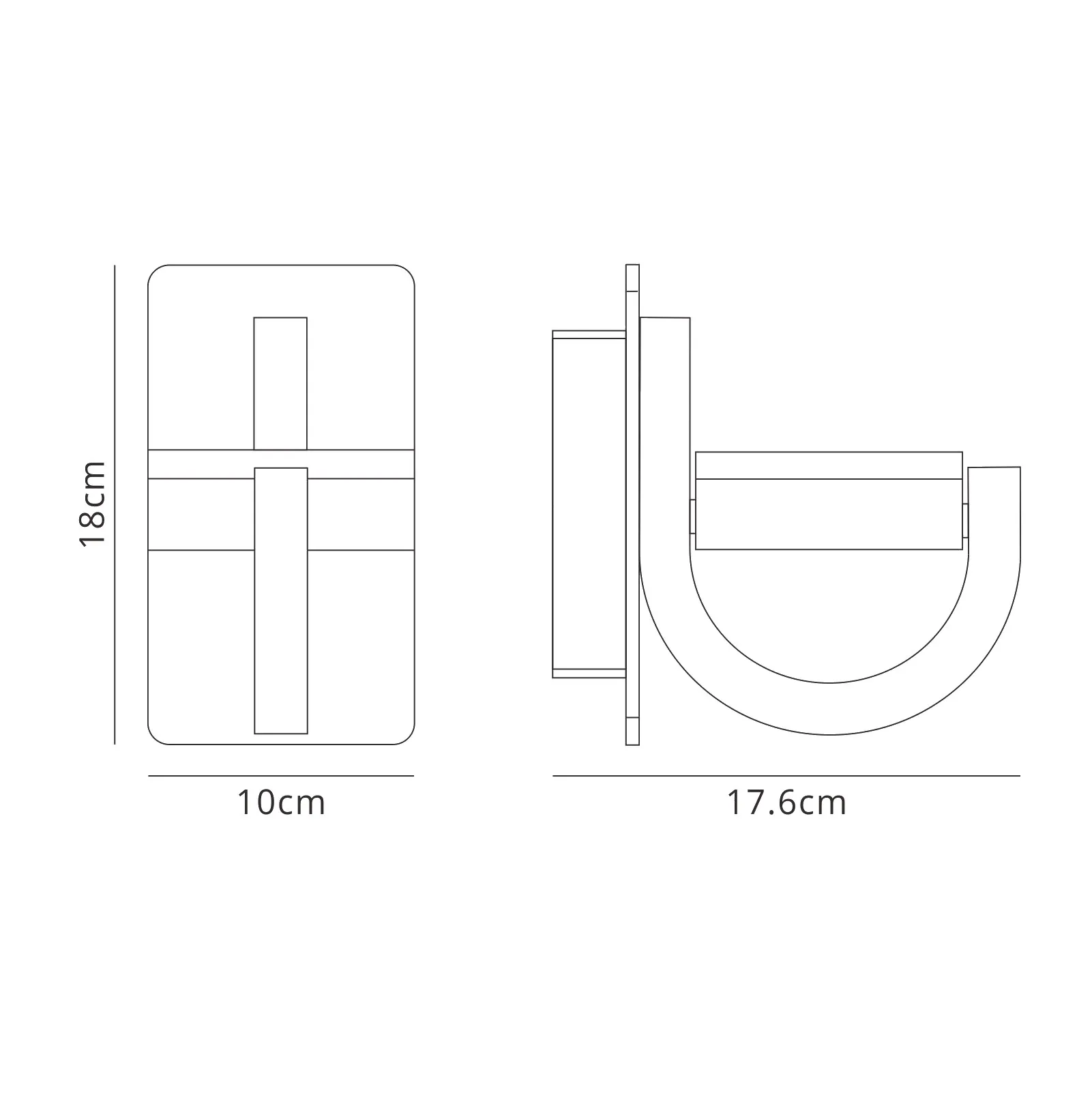 Iguazu 1/2Lt Wall Lamp- Anthracite/ White Finishes - Image 24