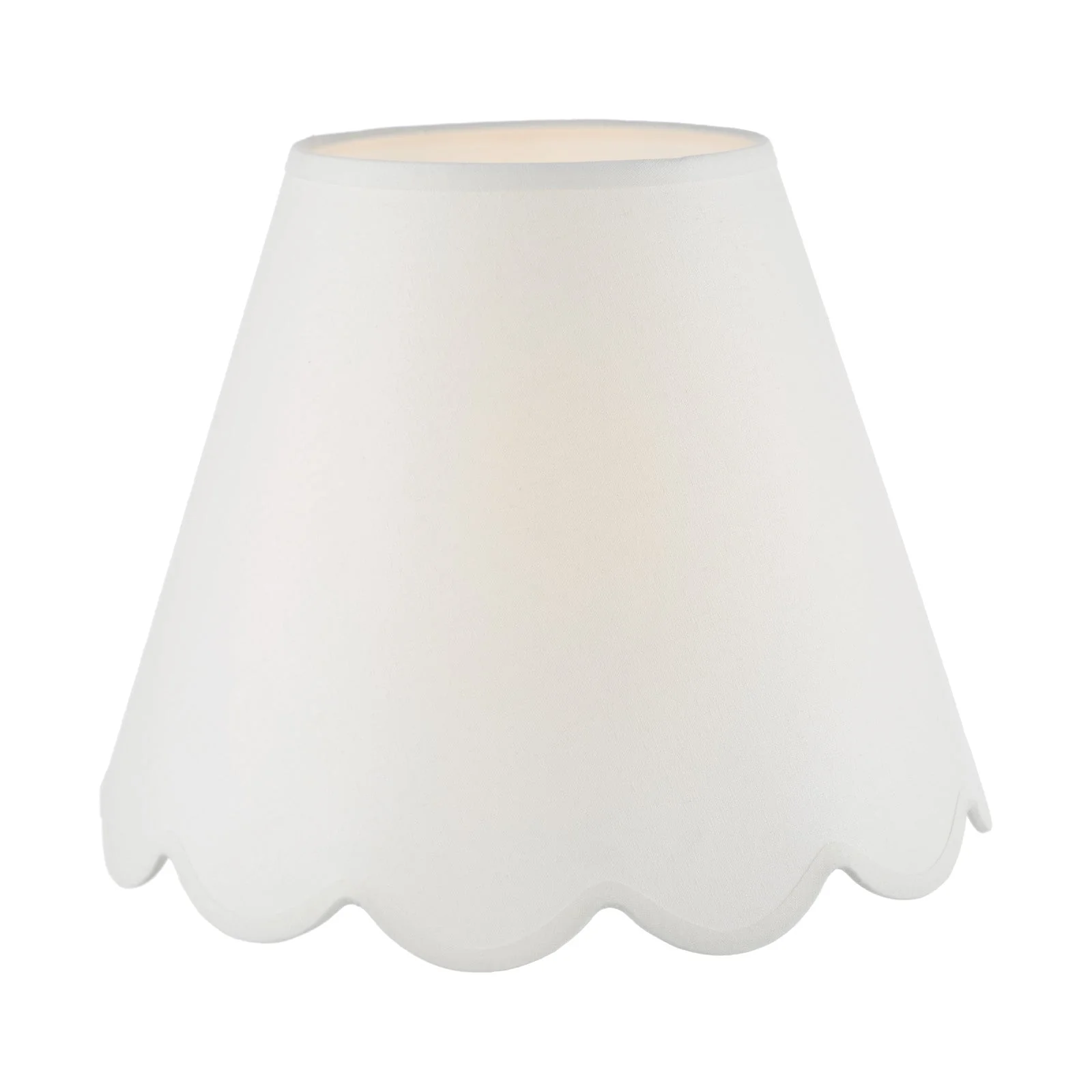 Cotton Tapered drum Shade- White & Blue Mix - Image 2