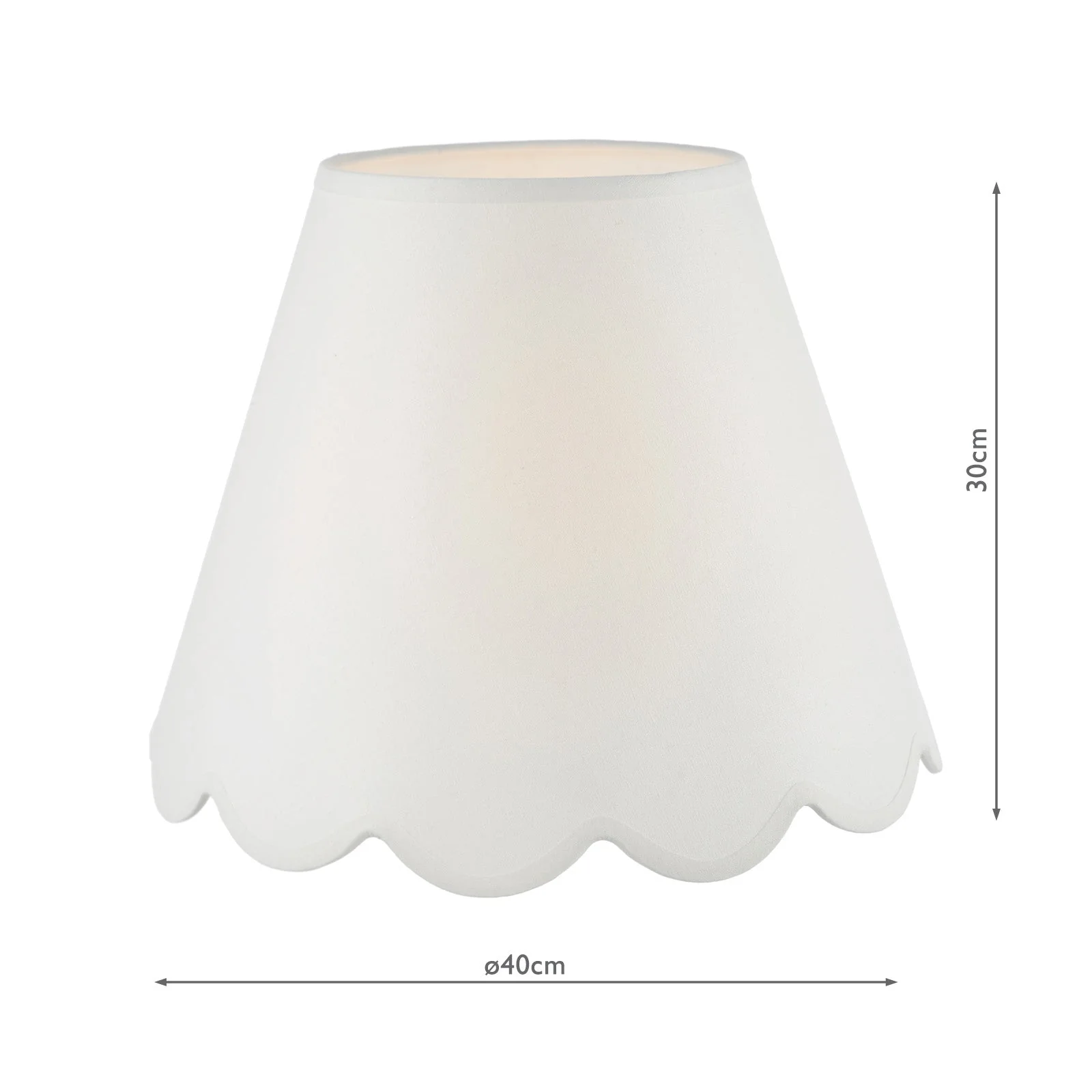 Cotton Tapered drum Shade- White & Blue Mix - Image 5