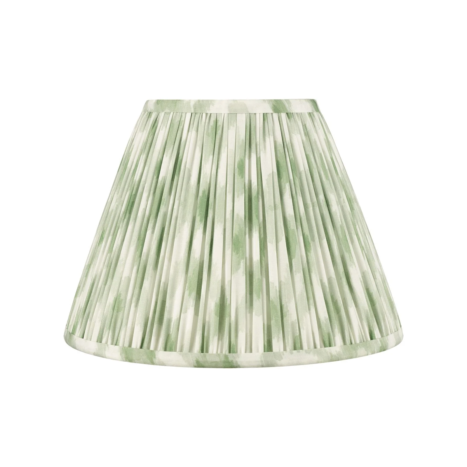 Ikat Green/ Taupe Cotton Empire Shade- Various Sizes - Image 11