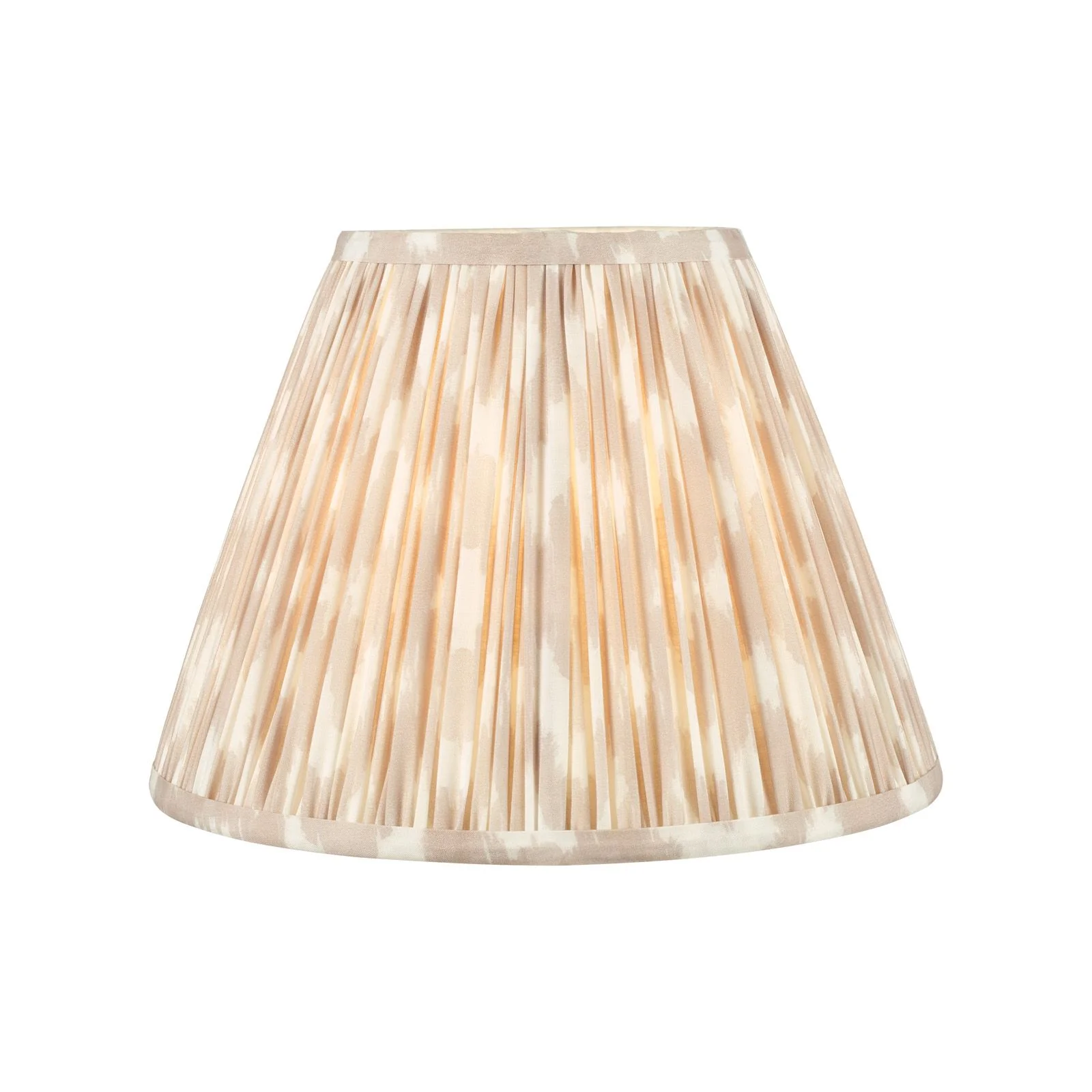 Ikat Green/ Taupe Cotton Empire Shade- Various Sizes - Image 15