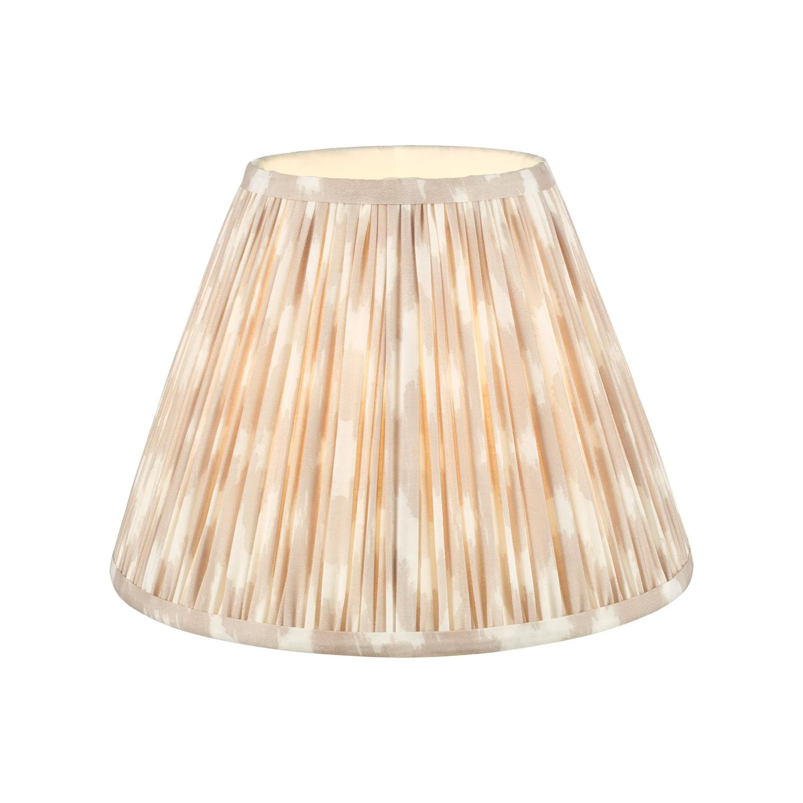 Ikat Green/ Taupe Cotton Empire Shade- Various Sizes - Image 19