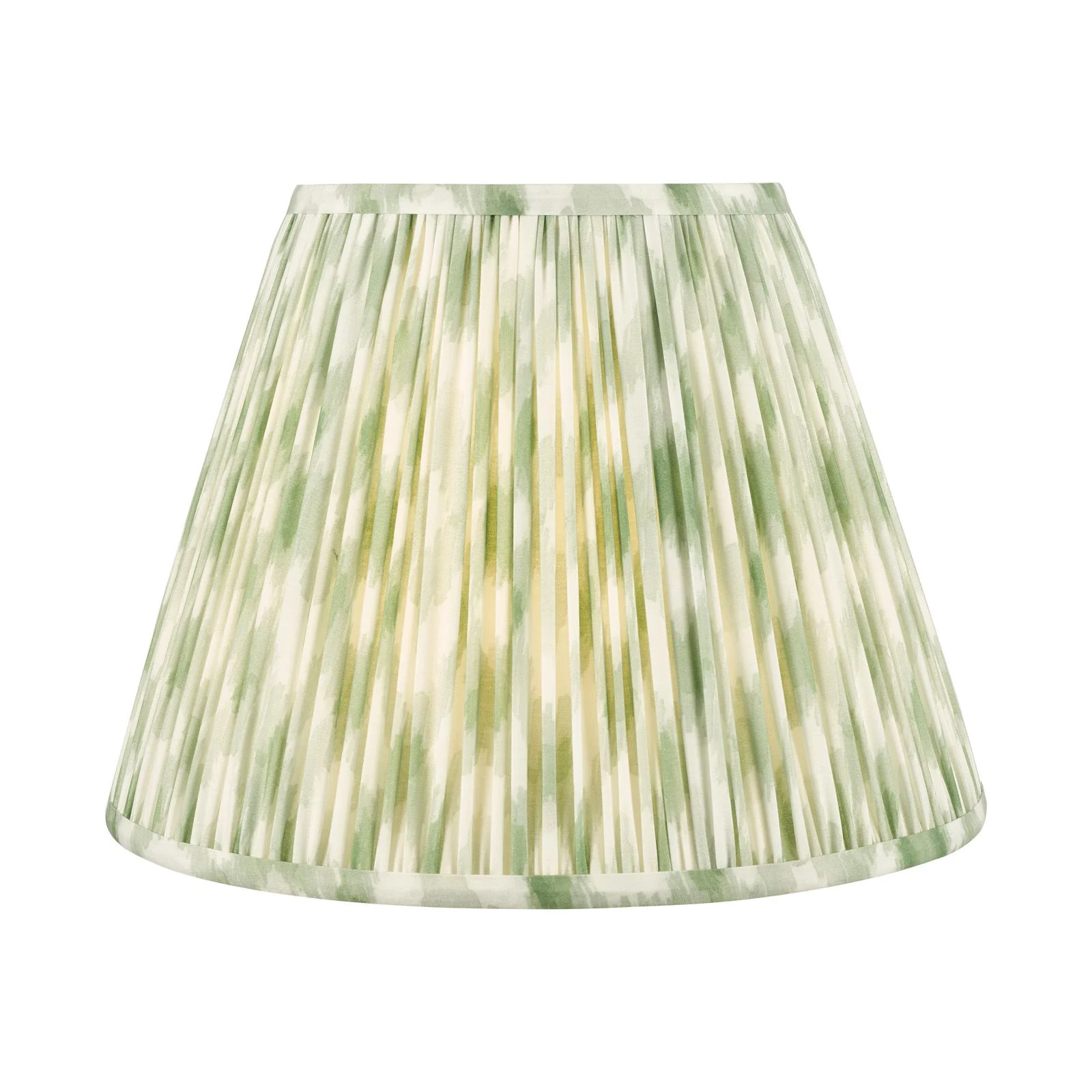 Ikat Green/ Taupe Cotton Empire Shade- Various Sizes - Image 20