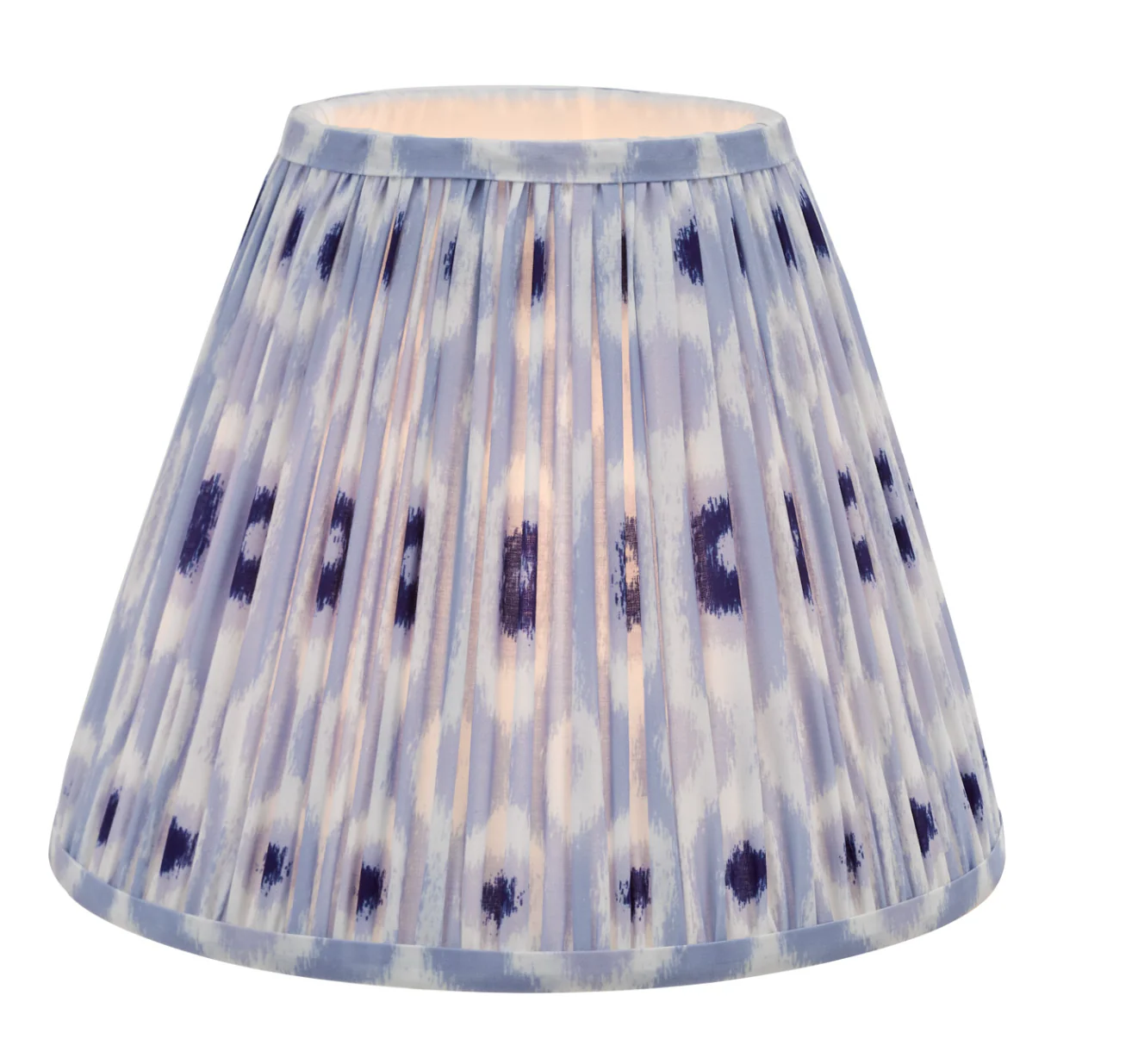 Ikat Green/ Taupe Cotton Empire Shade- Various Sizes - Image 21