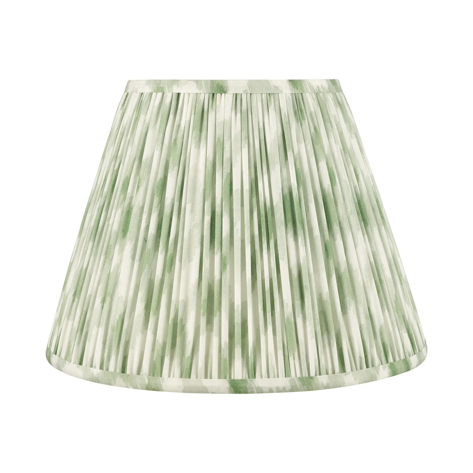 Ikat Green/ Taupe Cotton Empire Shade- Various Sizes - Image 22