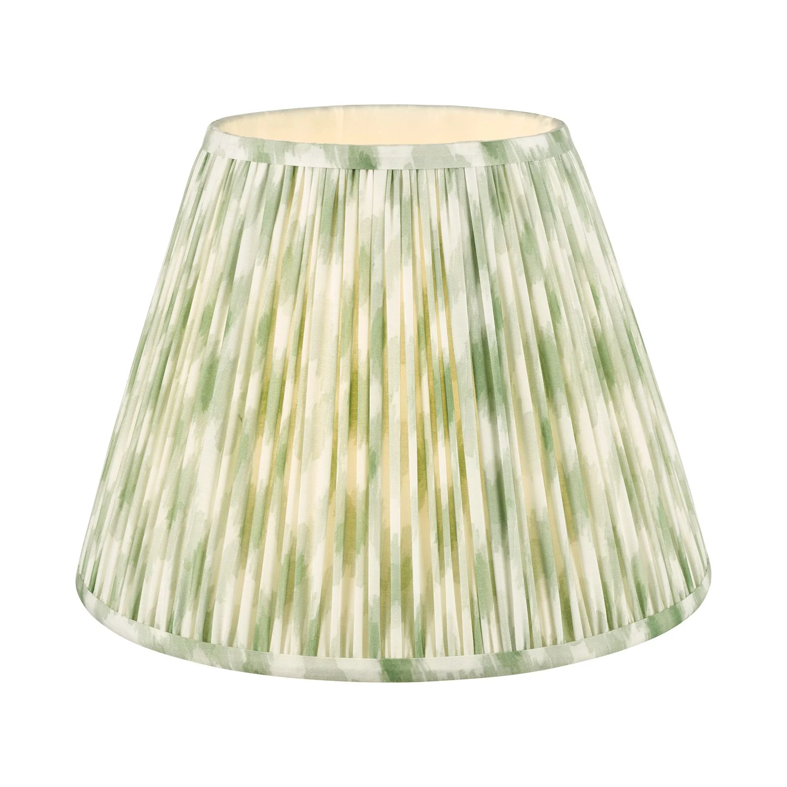 Ikat Green/ Taupe Cotton Empire Shade- Various Sizes - Image 23