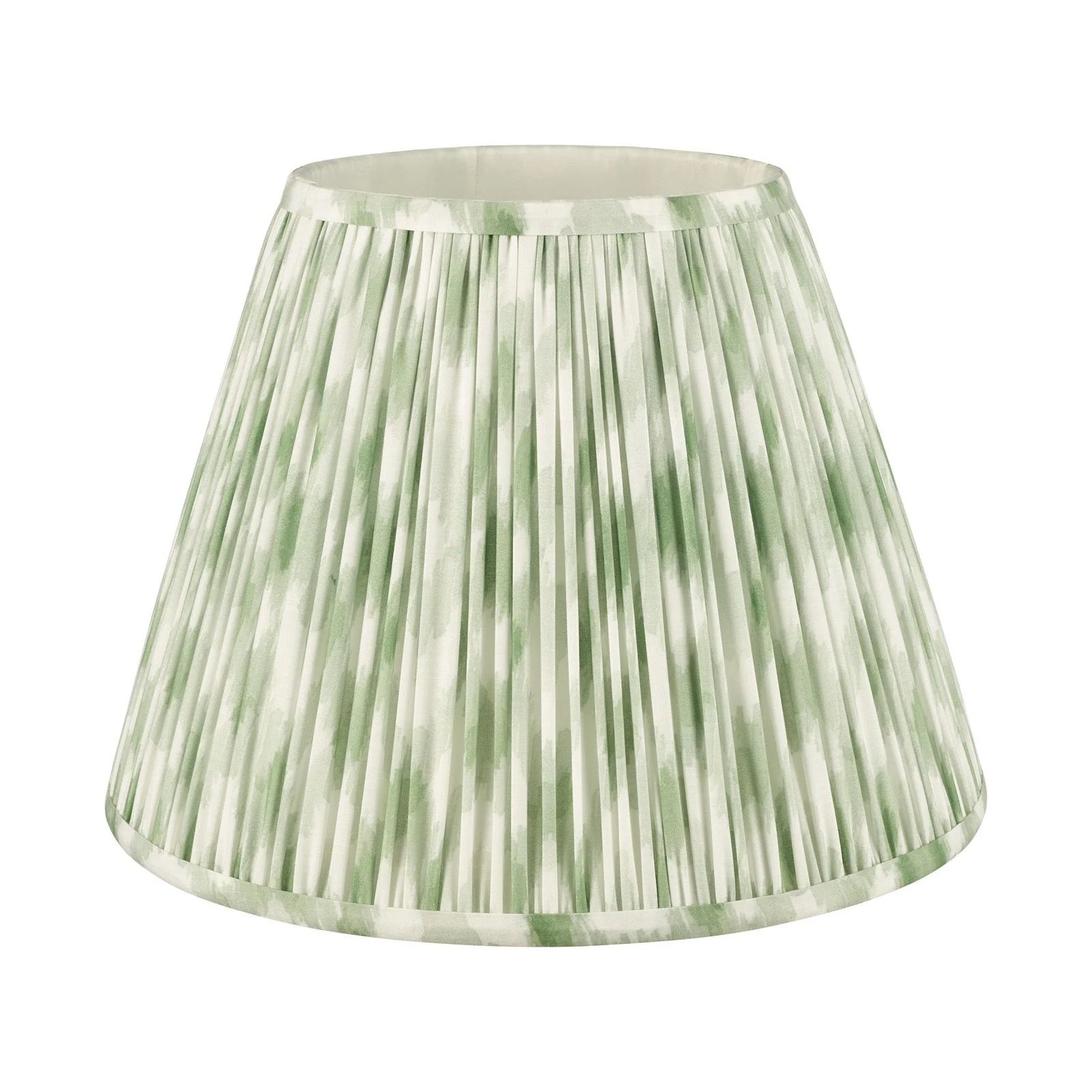 Ikat Green/ Taupe Cotton Empire Shade- Various Sizes - Image 25