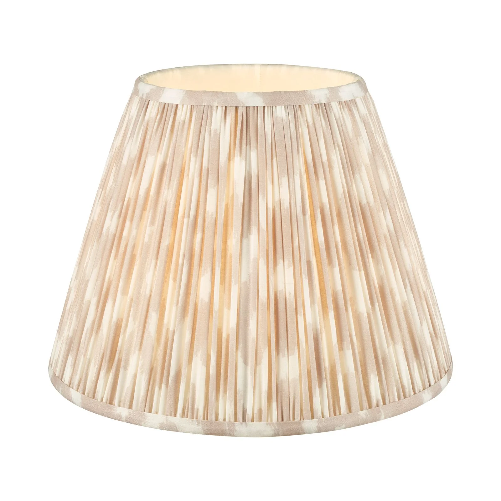 Ikat Green/ Taupe Cotton Empire Shade- Various Sizes - Image 30