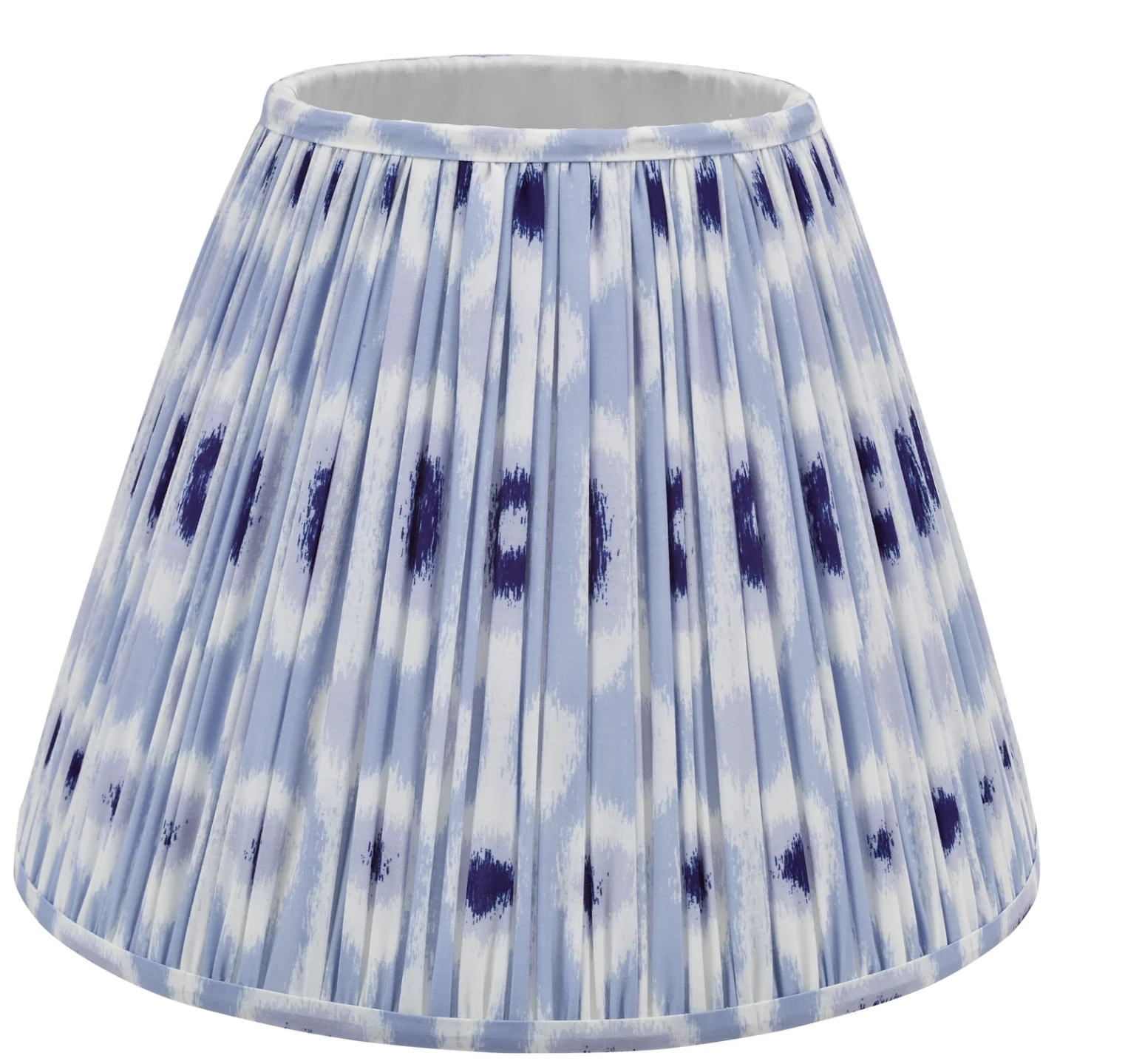 Ikat Green/ Taupe Cotton Empire Shade- Various Sizes - Image 31