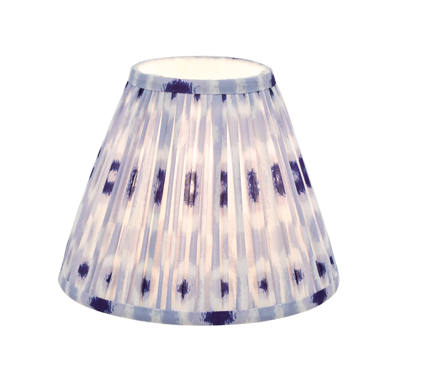 Ikat Green/ Taupe Cotton Empire Shade- Various Sizes - Image 35
