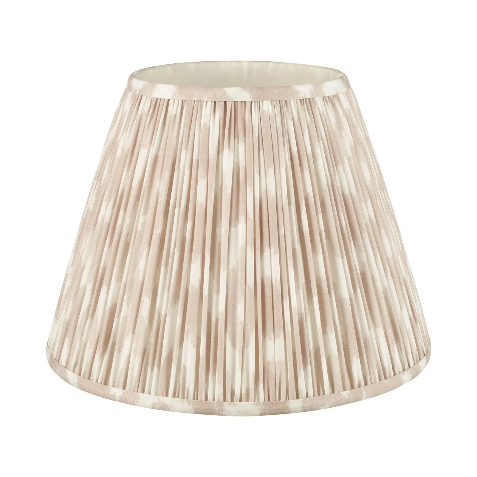 Ikat Green/ Taupe Cotton Empire Shade- Various Sizes - Image 36