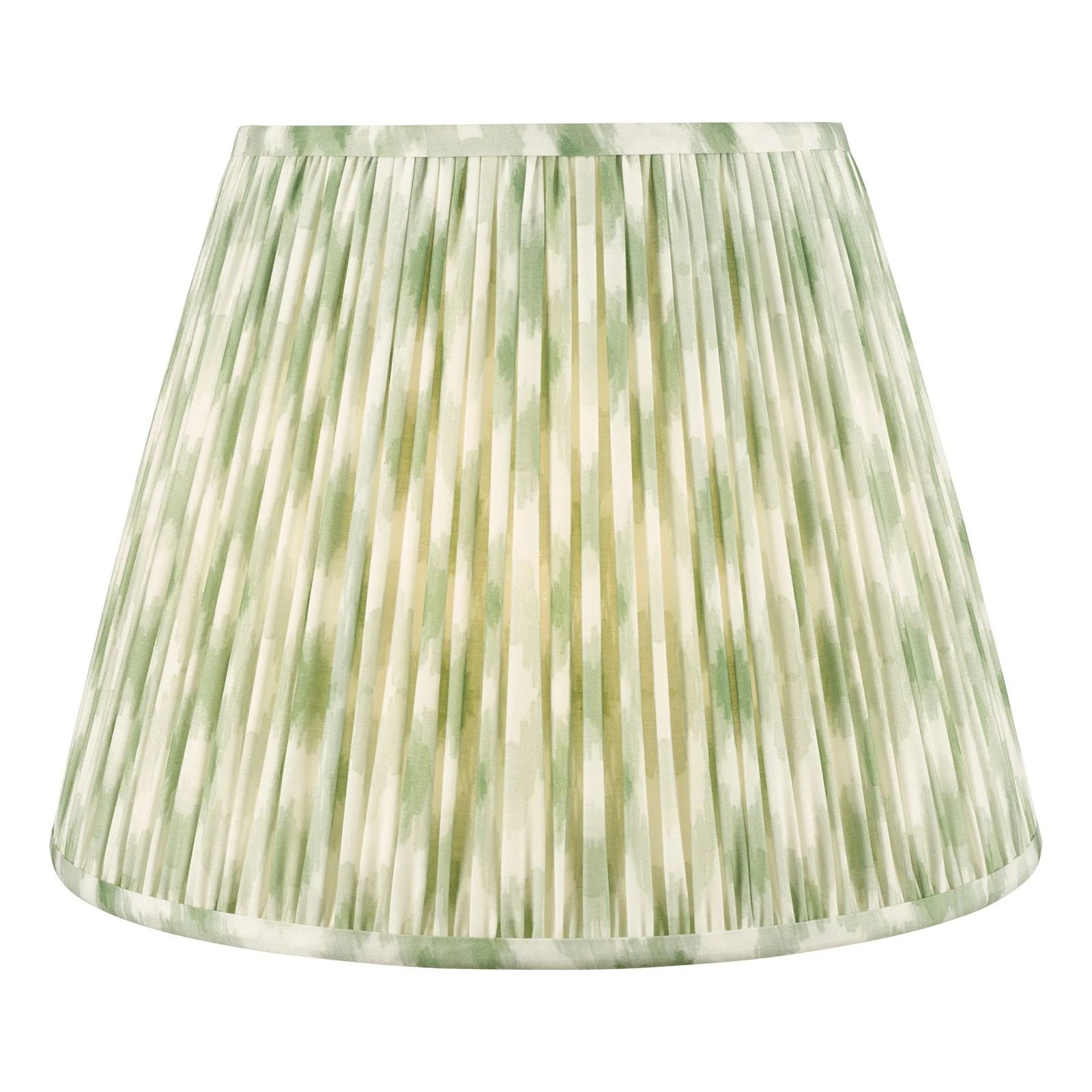 Ikat Green/ Taupe Cotton Empire Shade- Various Sizes - Image 38