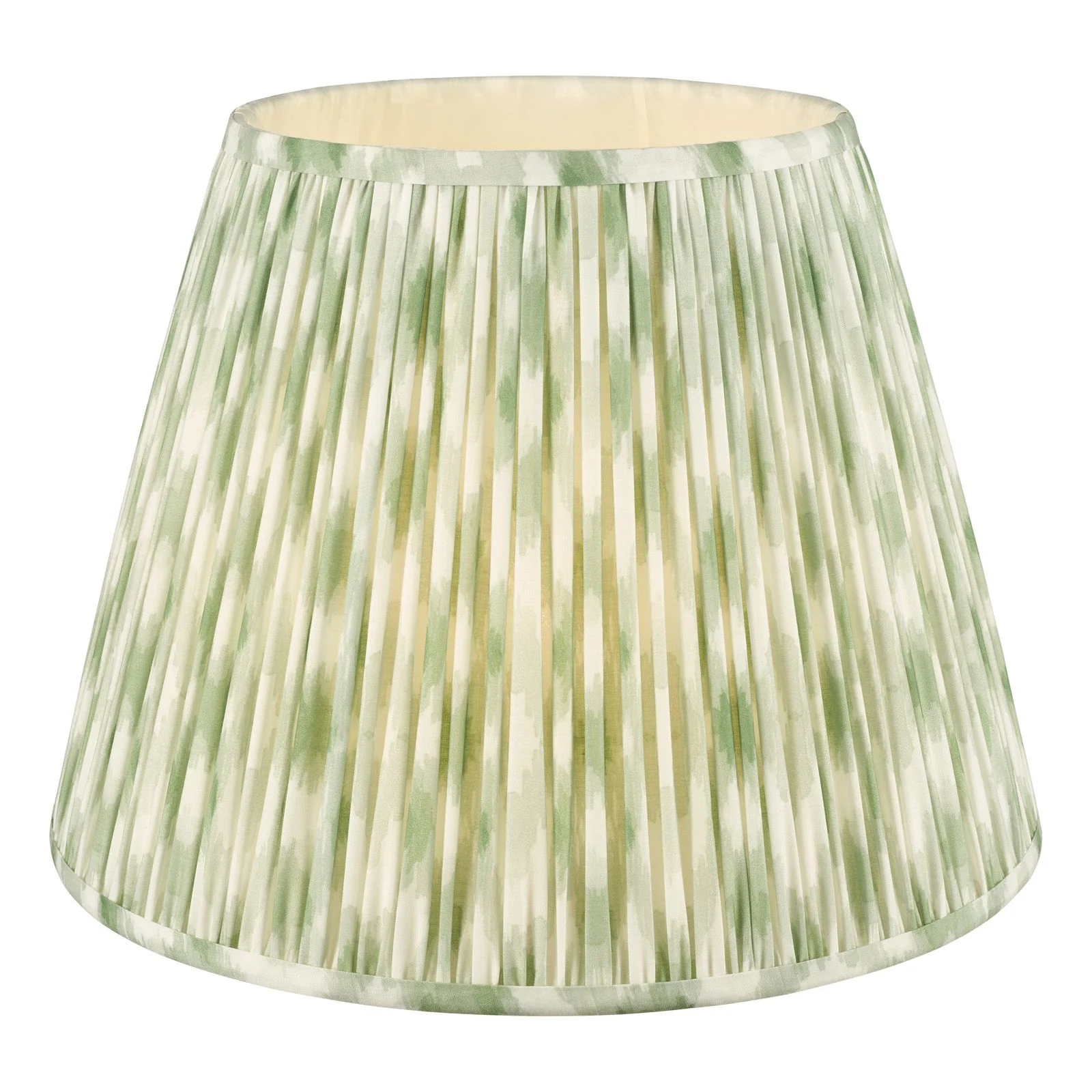 Ikat Green/ Taupe Cotton Empire Shade- Various Sizes - Image 41