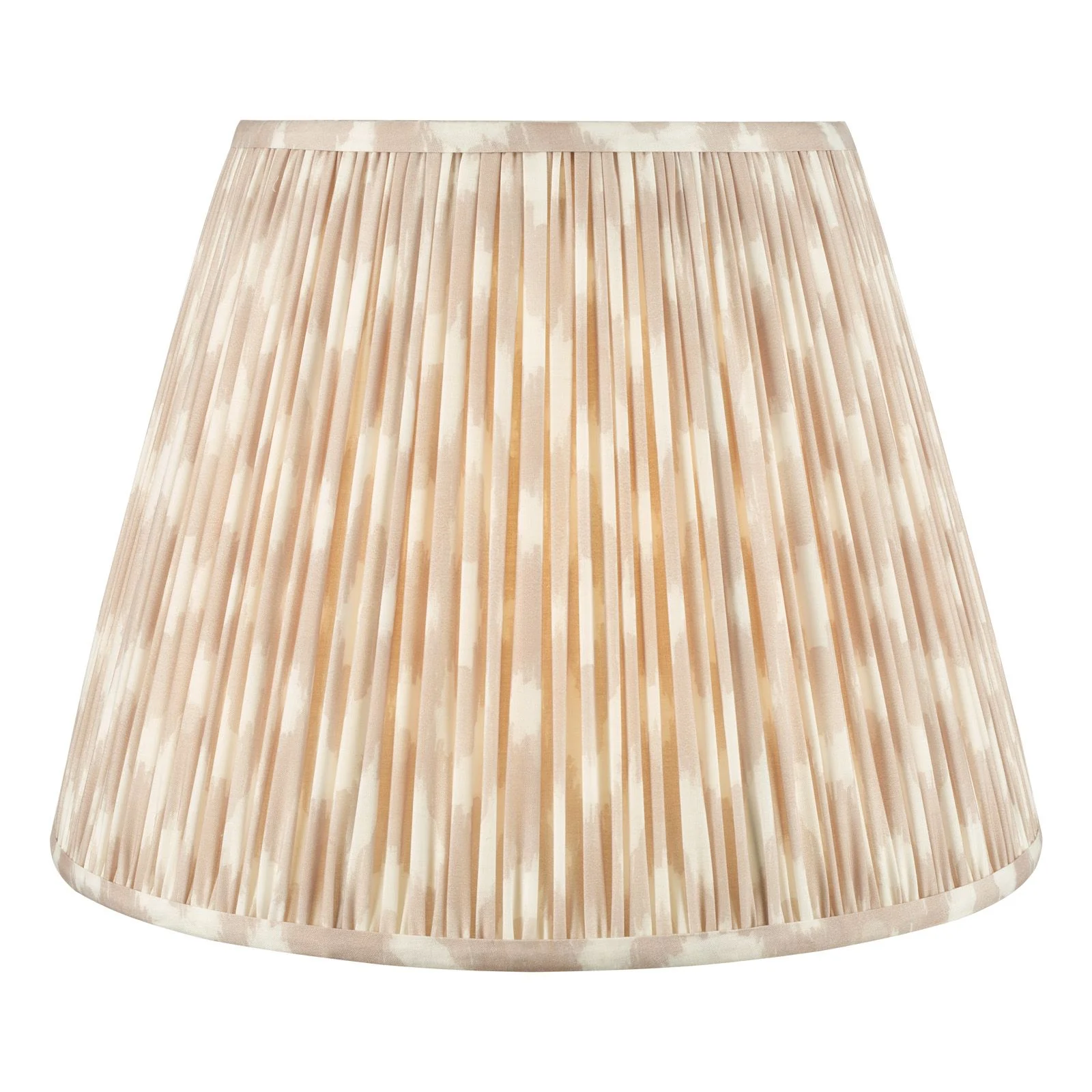 Ikat Green/ Taupe Cotton Empire Shade- Various Sizes - Image 42