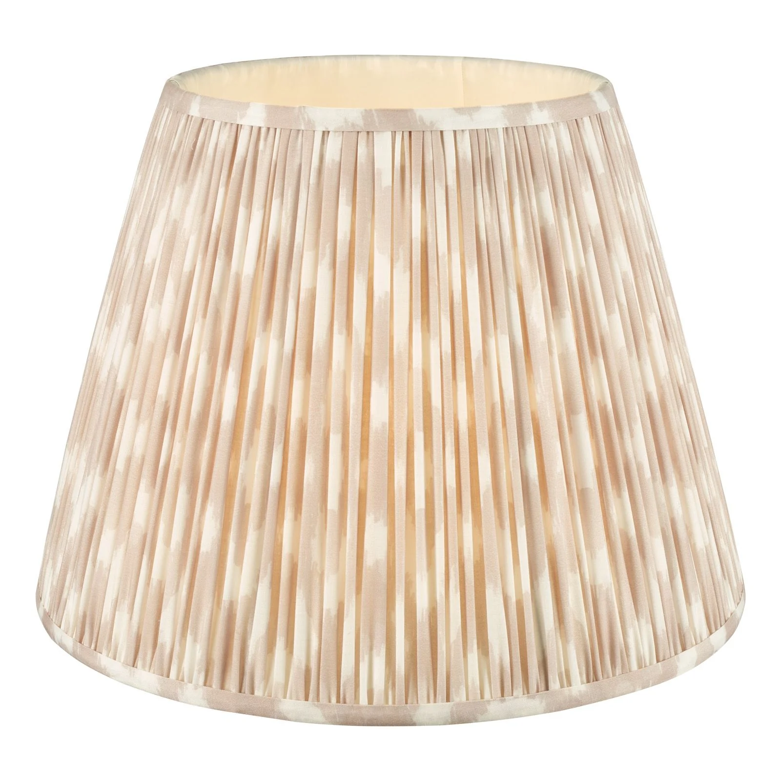 Ikat Green/ Taupe Cotton Empire Shade- Various Sizes - Image 45