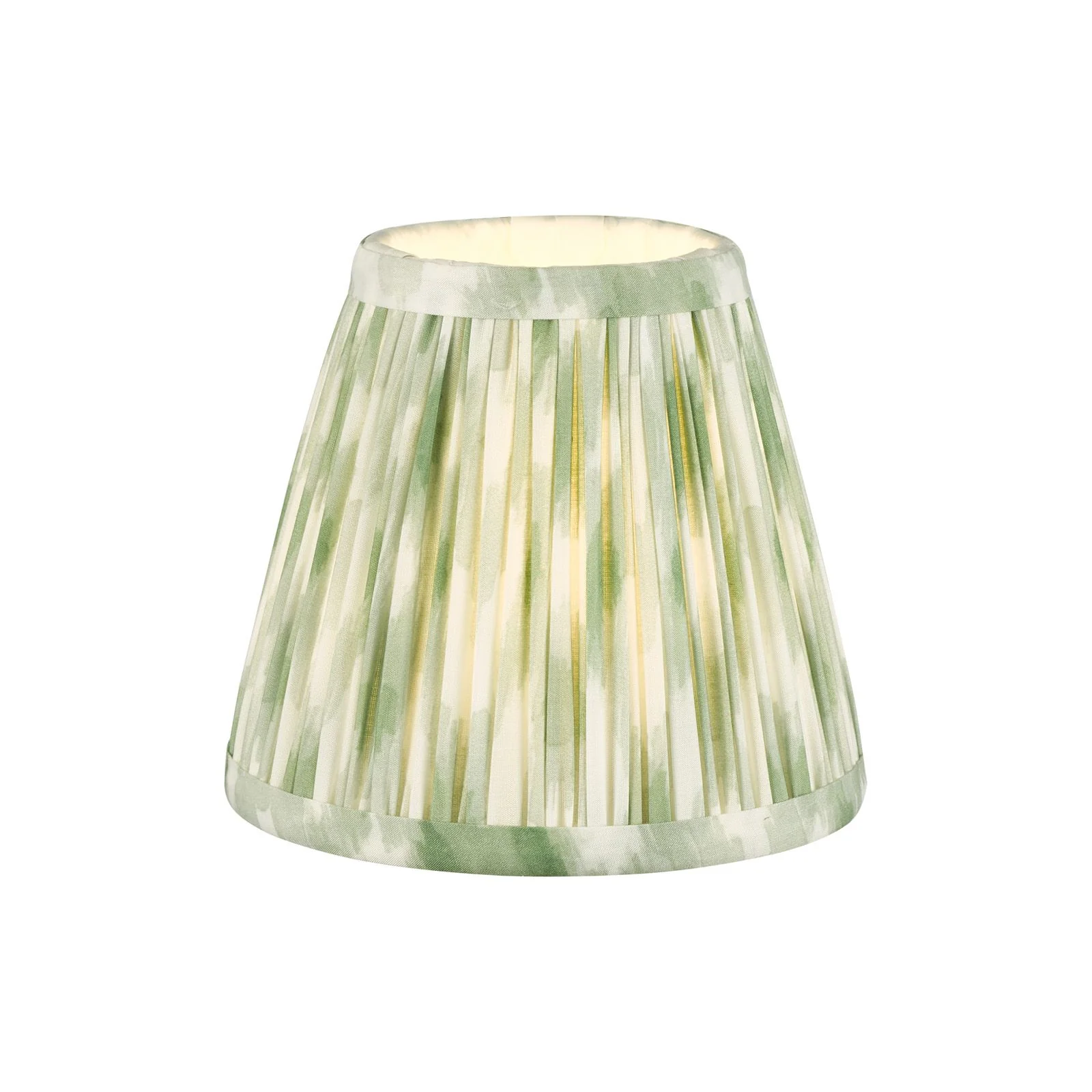 Ikat Green/ Taupe Cotton Empire Shade- Various Sizes - Image 49