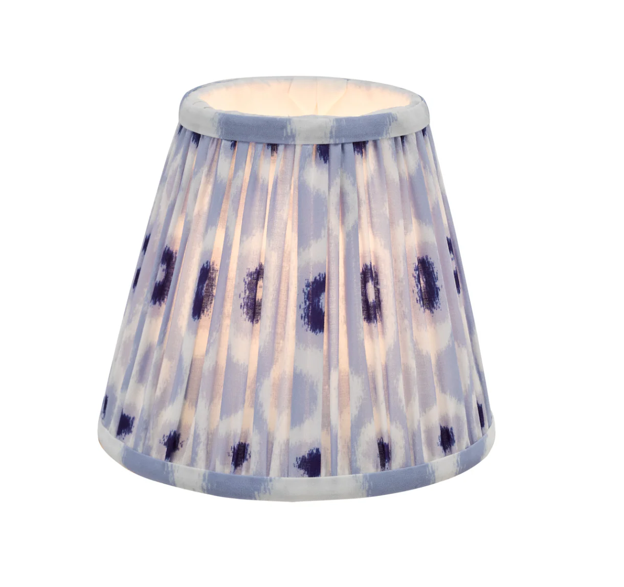 Ikat Green/ Taupe Cotton Empire Shade- Various Sizes - Image 57