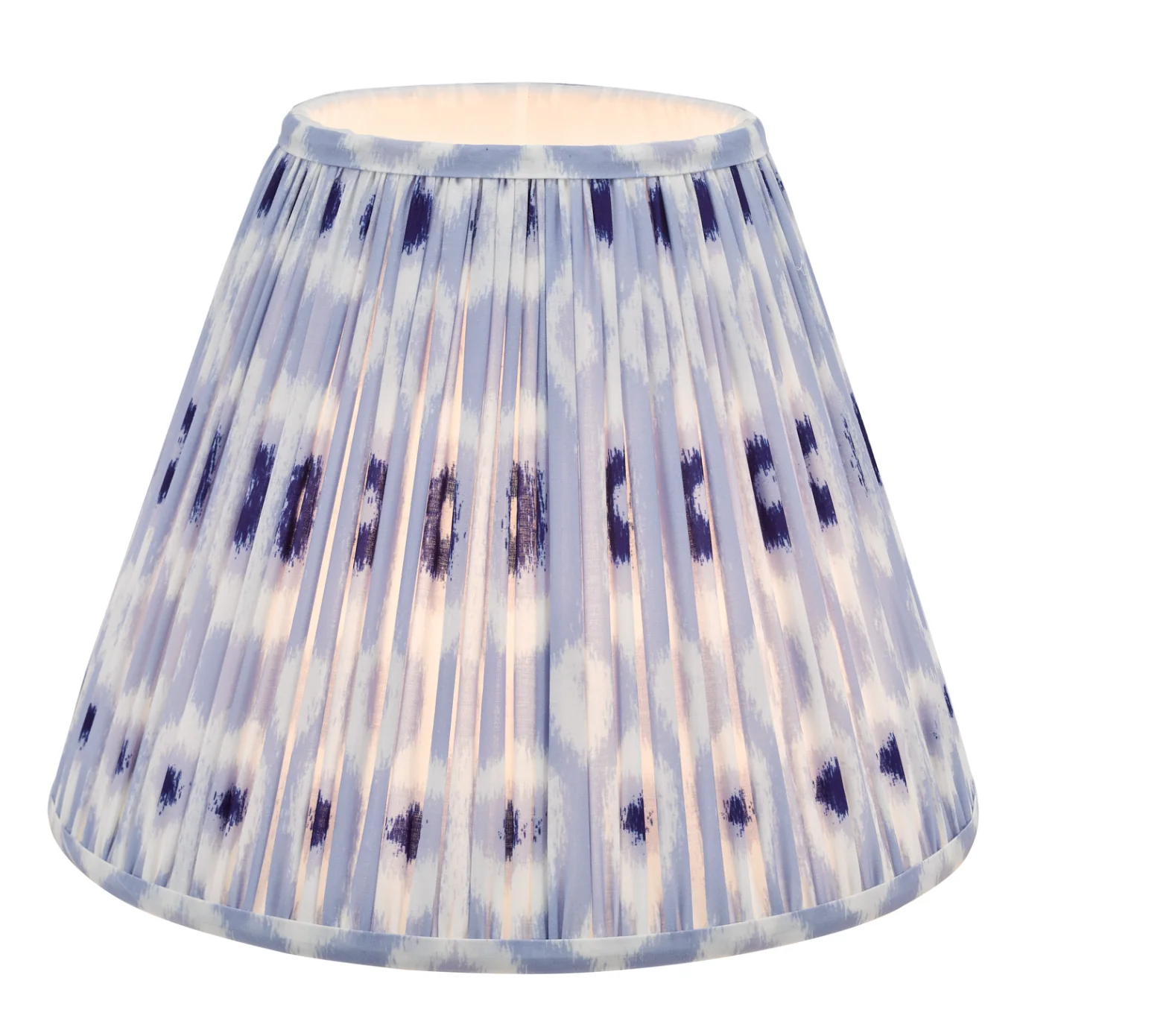 Ikat Green/ Taupe Cotton Empire Shade- Various Sizes - Image 64