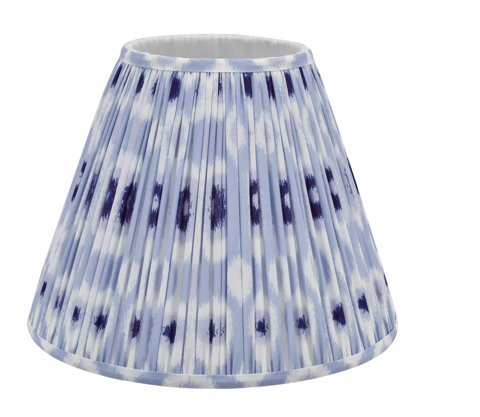 Ikat Green/ Taupe Cotton Empire Shade- Various Sizes - Image 65