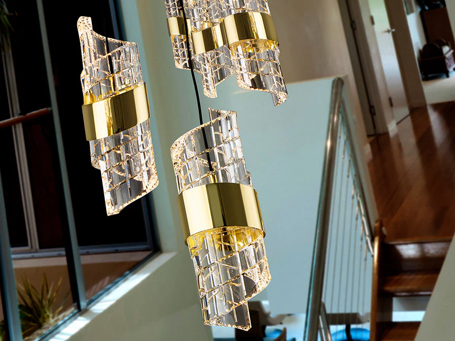 Iliada - Lamp 3/5/9/13Lt Black-Gold Ip20 Integrated Led - Image 15