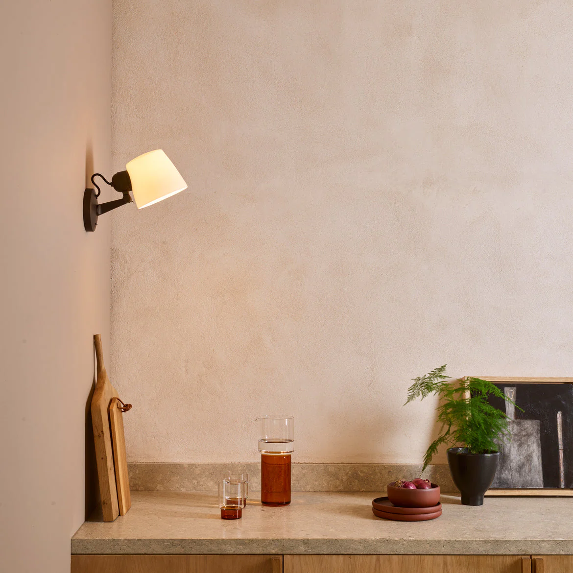 Imari Adjustable Wall Lamp - Bronze/Nickel - Image 2