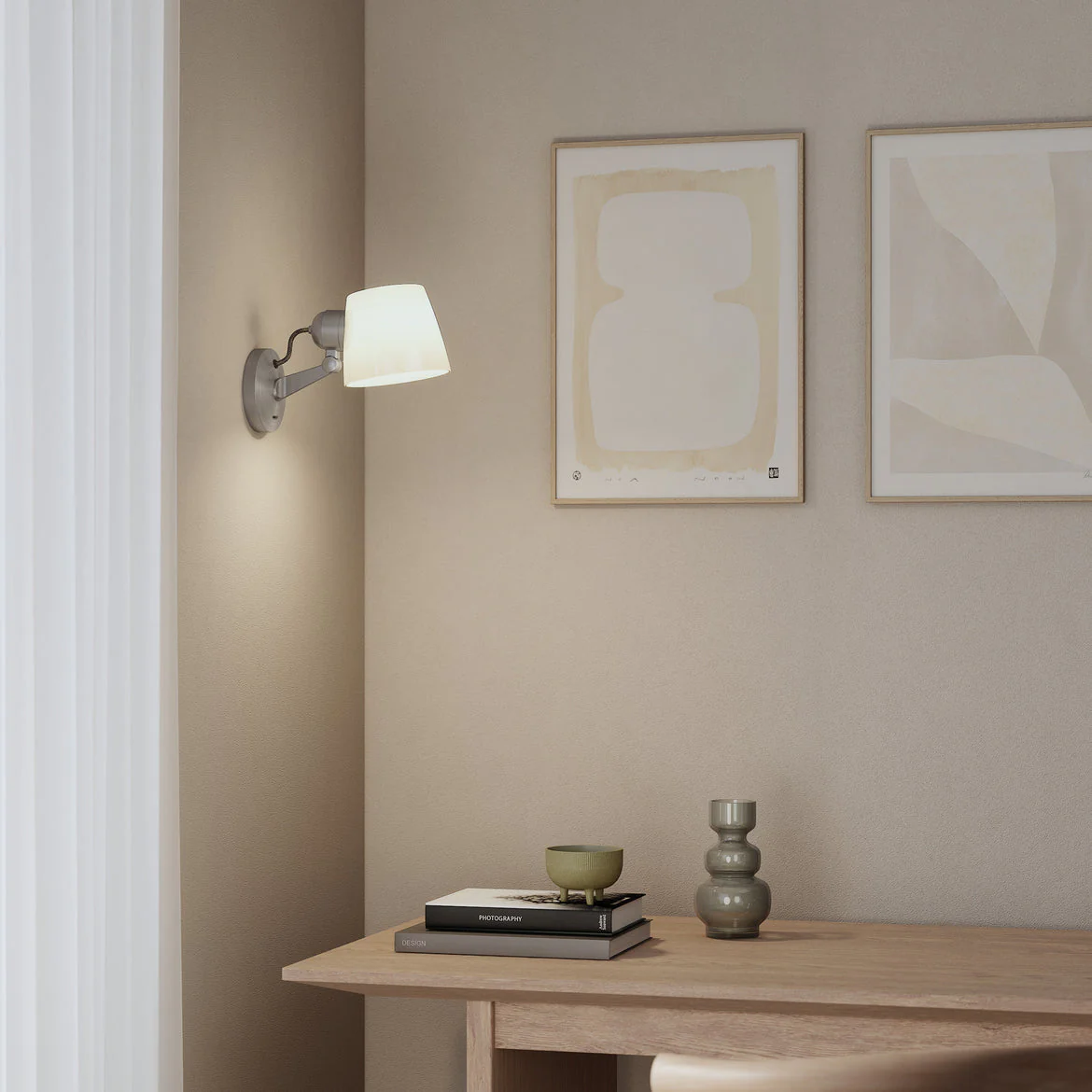Imari Adjustable Wall Lamp - Bronze/Nickel - Image 4
