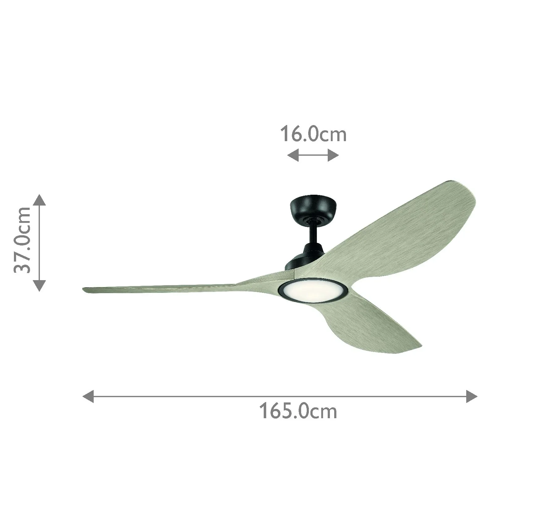 Imari IP20 - 65in / 165cm Fan - Satin Black - Image 8