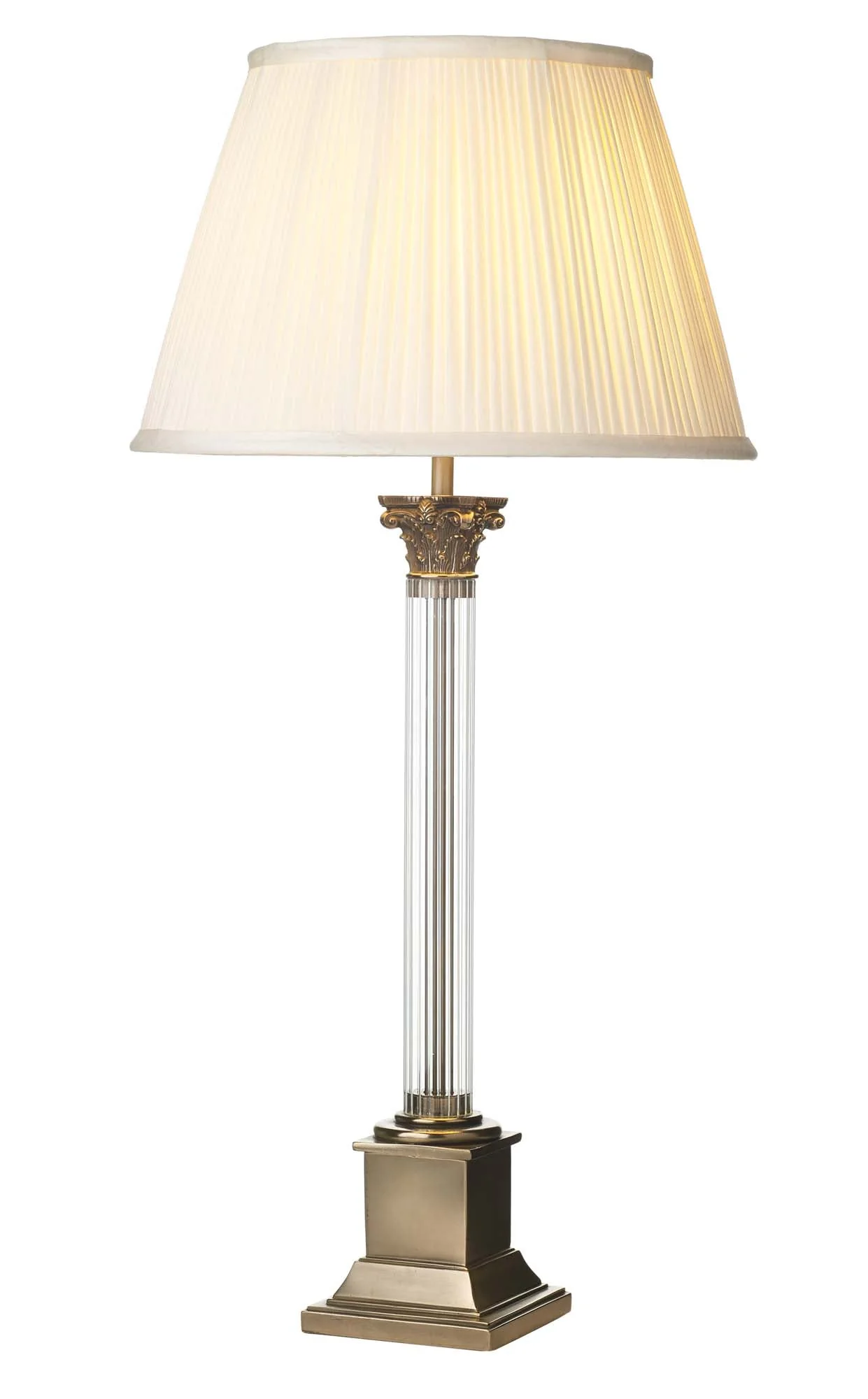 Imperial Small/Large Table Lamp Glass And Bronze Base Only B22 - Image 11
