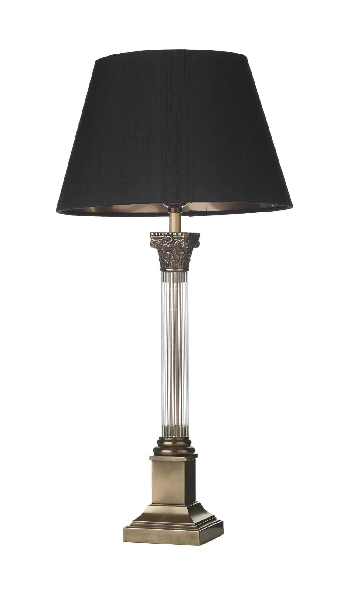 Imperial Small/Large Table Lamp Glass And Bronze Base Only B22 - Image 2