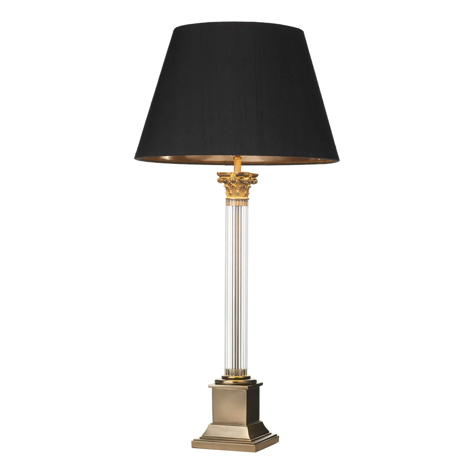 Imperial Small/Large Table Lamp Glass And Bronze Base Only B22 - Image 8