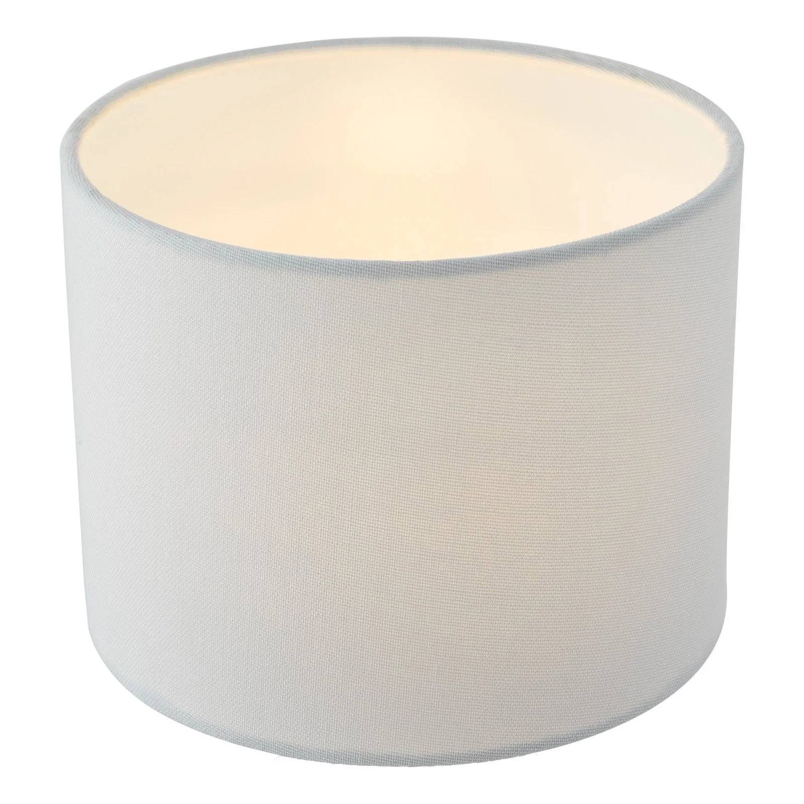 Inci 18cm Ivory Cotton Drum Shade - Image 3