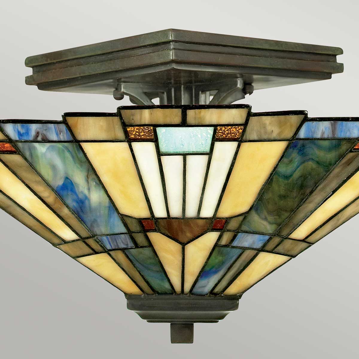 Inglenook 2 Light Semi-Flush - Valiant Bronze - Image 2