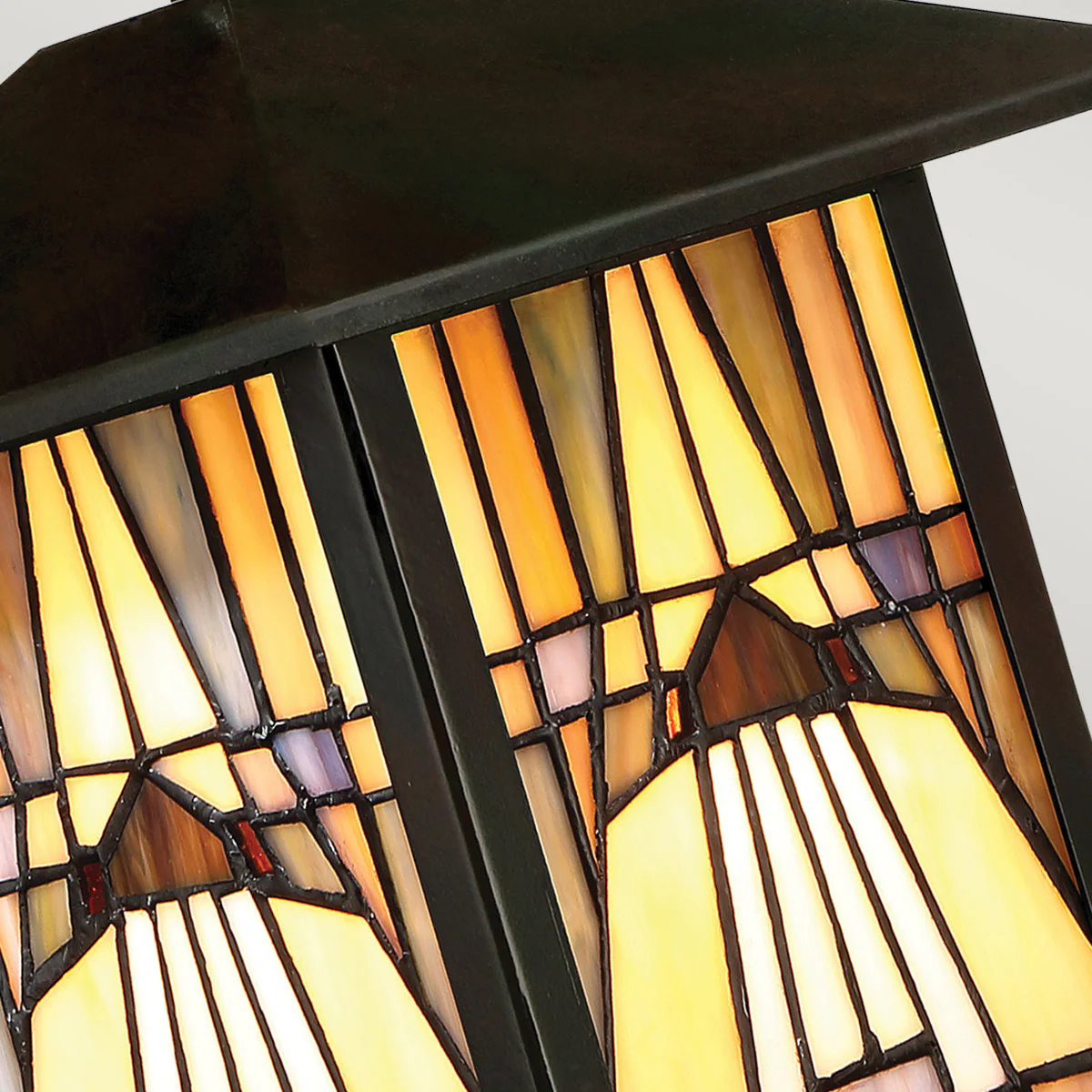 Inglenook Small/Medium Wall Lantern - Valiant Bronze Finish - Image 4