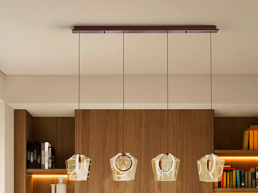 Ingrid 4Lt Kitchen Island/ Table Light- Champagne - Image 2