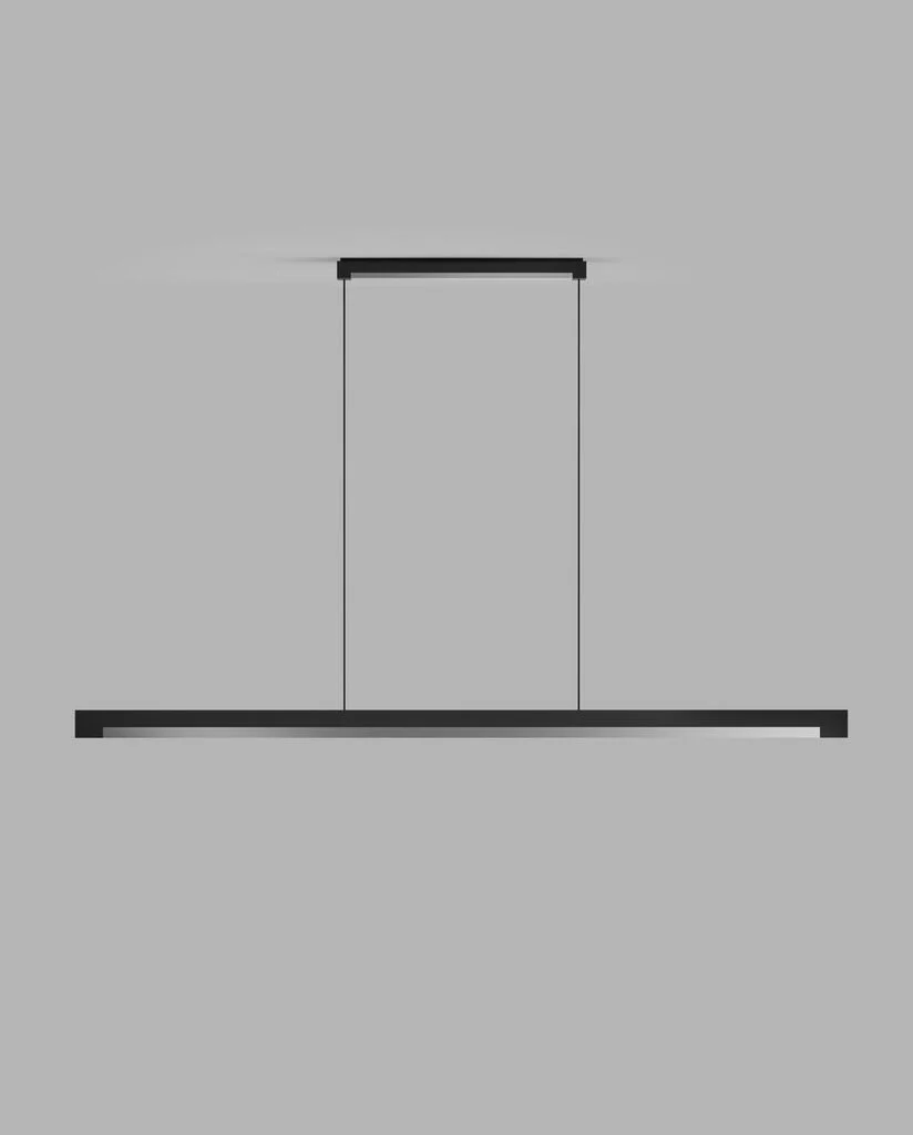 Inlay S1400/ S1900 Linear Pendant- Matt Black/Satin Gold & Silver - Image 10