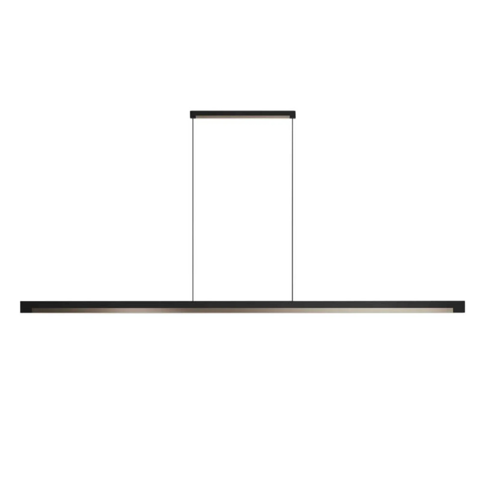 Inlay S1400/ S1900 Linear Pendant- Matt Black/Satin Gold & Silver - Image 7