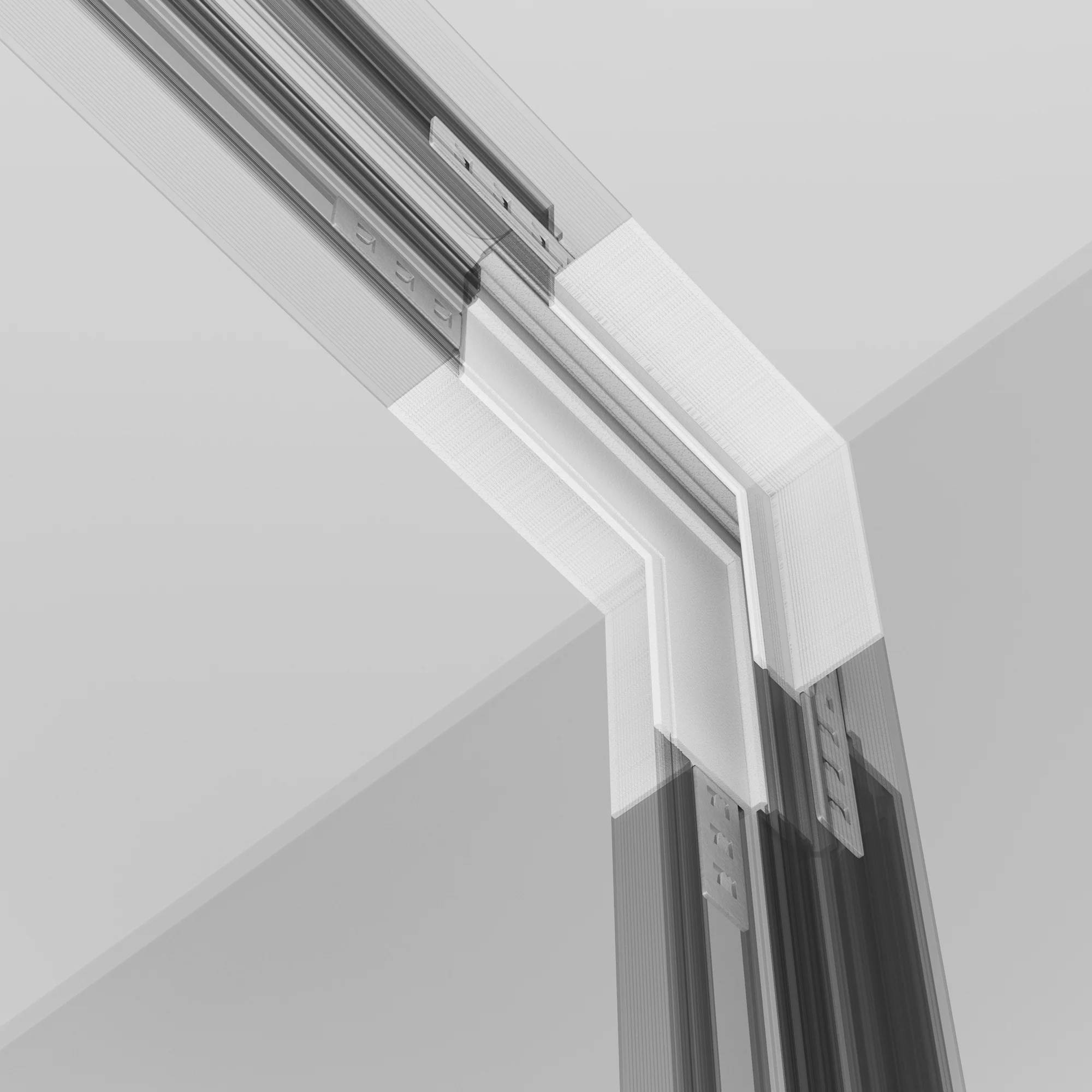 Internal L-connector Exility recessed - Image 18