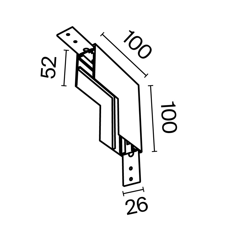 Internal L-connector Exility surface-mounted - Image 9