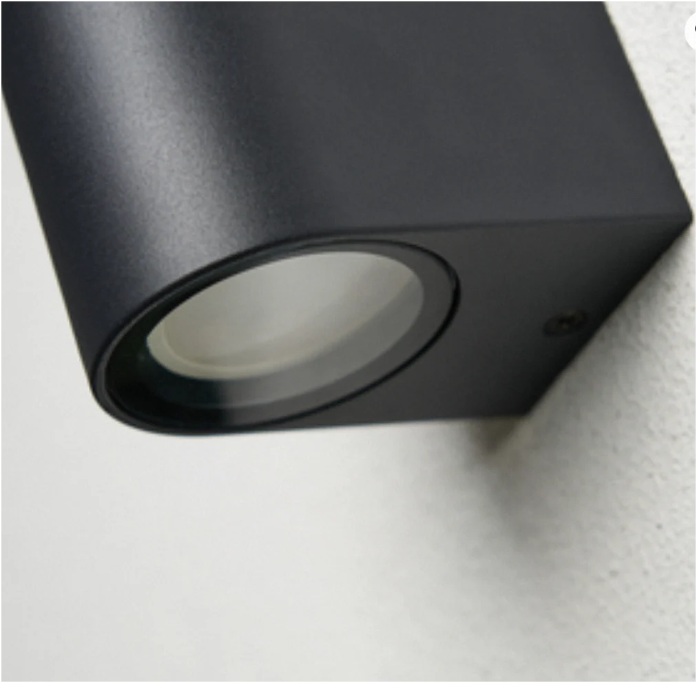 Iona 1/2Lt Up and Down Outdoor Wall Light- Black - Image 7
